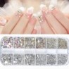 Nail Art strassz készlet 2400db Nail Gems Ab lapos hátú strassz drágakő kövek tároló rendszerezővel a fényes nyaraláshoz