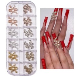 Nail Art strassz készlet 2400db Nail Gems Ab lapos hátú strassz drágakő kövek tároló rendszerezővel a fényes nyaraláshoz