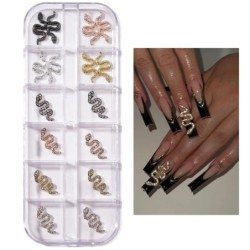 Nail Art strassz készlet 2400db Nail Gems Ab lapos hátú strassz drágakő kövek tároló rendszerezővel a fényes nyaraláshoz