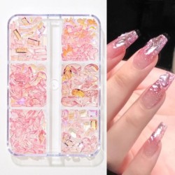 Nail Art strassz készlet 2400db Nail Gems Ab lapos hátú strassz drágakő kövek tároló rendszerezővel a fényes nyaraláshoz