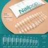 NAILPOP 120db műköröm teljes fedő nyomó köröm koporsó puha gél American Pose kapszula műköröm tippek hosszabbító rendszerhez