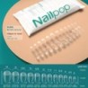 NAILPOP 120db műköröm teljes fedő nyomó köröm koporsó puha gél American Pose kapszula műköröm tippek hosszabbító rendszerhez