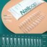 NAILPOP 120db műköröm teljes fedő nyomó köröm koporsó puha gél American Pose kapszula műköröm tippek hosszabbító rendszerhez