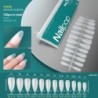 NAILPOP 120db műköröm teljes fedő nyomó köröm koporsó puha gél American Pose kapszula műköröm tippek hosszabbító rendszerhez