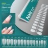 NAILPOP 120db műköröm teljes fedő nyomó köröm koporsó puha gél American Pose kapszula műköröm tippek hosszabbító rendszerhez