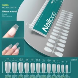 NAILPOP 120db műköröm teljes fedő nyomó köröm koporsó puha gél American Pose kapszula műköröm tippek hosszabbító rendszerhez