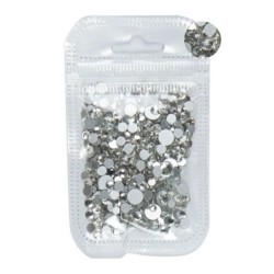 SS3-ss8 1440db Clear Crystal AB arany 3D Non HotFix FlatBack Nail Art strassz Dekorációk Cipők és Táncdíszítések