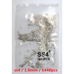 SS3-ss8 1440db Clear Crystal AB arany 3D Non HotFix FlatBack Nail Art strassz Dekorációk Cipők és Táncdíszítések