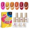 BORN PRETTY 10ml Double Light Moonlight Cat mágneses zselés körömlakk szett, fehér ezüstfényű köröm áztatás UV LED UV gél készle