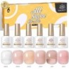 BORN PRETTY 10ml Double Light Moonlight Cat mágneses zselés körömlakk szett, fehér ezüstfényű köröm áztatás UV LED UV gél készle