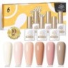 BORN PRETTY 10ml Double Light Moonlight Cat mágneses zselés körömlakk szett, fehér ezüstfényű köröm áztatás UV LED UV gél készle