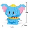 Cinnamoroll Mickey Mouse Stitch rajzfilm Hello Kitty blokk karakter összerakott modell építőkocka babák játék gyerekeknek ajándé