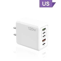 Supercharge USB Type C kábel QC3.0 120W PD szupergyors töltő Samsung iPhone Xiaomi Huawei univerzális 5 portos gyorstöltőhöz