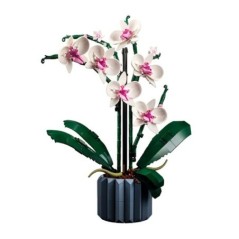 Moc Bouquet Orchidea blokk virág Pozsgás cserepes építőkockák FIT 10311 Romantic Kit összeszerelés Építőjáték játék lánynak