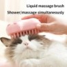 Cat Steamy Brush Kutya Masszázs Fésű Beépített Elektromos Vízpermet Puha Szilikon Kisállatszőrtelenítés Ápmosókefe Macskatartozé