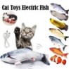 Elektromos macskajáték Fish Pet Cat játékok Szimuláció Fish Swing cica táncos haljáték Vicces macskák rágó játék kellékek USB tö