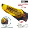 Elektromos macskajáték Fish Pet Cat játékok Szimuláció Fish Swing cica táncos haljáték Vicces macskák rágó játék kellékek USB tö