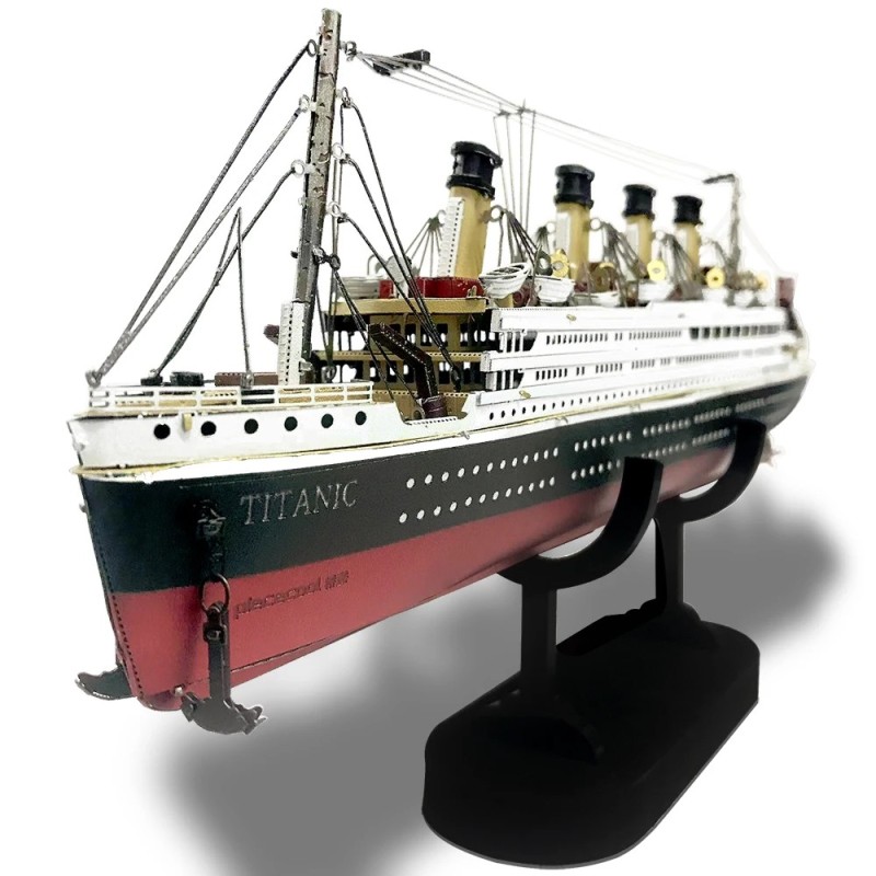 Piececool 3d fém rejtvények Ajándékok Felnőtteknek Titanic Hajó Modell 226db Kirakós kirakós játékok Építőkészletek Otthoni deko