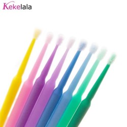 Kekelala 100 DB/palack szempilla hosszabbító tisztító tamponok Lash Lift ragasztóeltávolító applikátorok Microblade smink mikro 