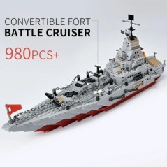 ToylinX 884 DB Army Ocean Cruiser hadihajó építőelemek repülőgép fegyverek hajó téglák városi játékok gyerekeknek