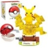 Pokémon Mini Pikachu-karmos daru építőkockák Charizard Pikachu Squirtle Bulbasaur összeállítás Modell Oktató gyerekjáték ajándék