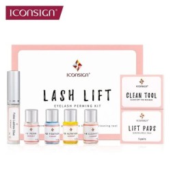 ICONSIGN Lash Lift Kit Keratin Eyelash Perm szett Lifting szempilla Tartós Göndörödés 6-8 hétig Szempilla Smink Szalon Beauty