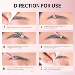 ICONSIGN 2IN1 Professzionális Fast Perming Lash Liftng Kit, 6-8 hétig tartó szempillaspirál szempilla javító szemöldök lamináló 