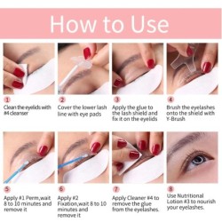  ICONSIGN Upgrade Version Lash Lift Kit 6-8 hétig tartó emelő szempillák Calia Perm Eyelash Enhancer sminkeszközök