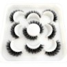 Lashes 5 Pairs DD curl Russian Strips Lashes Faux Mink Lashes 3D Mink Lashes Fox Eyes Natural műszempillák szempilla hosszabbítá