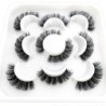 Lashes 5 Pairs DD curl Russian Strips Lashes Faux Mink Lashes 3D Mink Lashes Fox Eyes Natural műszempillák szempilla hosszabbítá