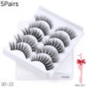 5/8 pár 3D Mink Lashes természetes műszempillák drámai volumenű műszempillák smink szempilla hosszabbító selyem szempillák