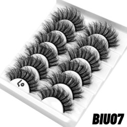 GROINNEYA műszempillák macskaszem bolyhos műszempillák 8D Wispy Lashes 5/6 páros csomag drámai hosszú, vastag volumen szempillák