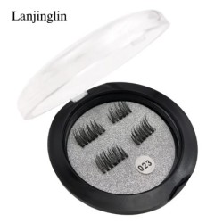 1 pár Mágneses szempilla Puha természetes haj Mink Lashes 3D Mink Fake Lash Dramatic EyeLashes Smink eszköz hosszabbító műszempi