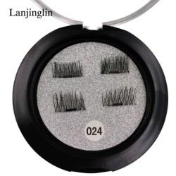 1 pár Mágneses szempilla Puha természetes haj Mink Lashes 3D Mink Fake Lash Dramatic EyeLashes Smink eszköz hosszabbító műszempi