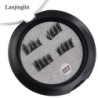 1 pár Mágneses szempilla Puha természetes haj Mink Lashes 3D Mink Fake Lash Dramatic EyeLashes Smink eszköz hosszabbító műszempi