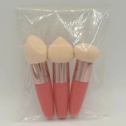 3 db/Szett Kozmetikai Puff Alapozó Púder Sminkecset Női Arc BB Krém Korrektor Applikátor Professzionális Beauty Make Up Tools