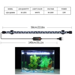 90-260V akváriumi lámpa, LED vízálló akvárium csiptetős lámpa víz alatti dekor világítás merülő lámpa növénytermesztő lámpa 18-5