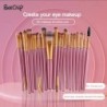 20 db-os sminkecset készlet szemhéjfesték ecsetkészlet alapozó ecset Beauty Tools Szuperpuha mesterséges szálak teljes készlet