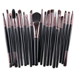 20 db-os sminkecset készlet szemhéjfesték ecsetkészlet alapozó ecset Beauty Tools Szuperpuha mesterséges szálak teljes készlet