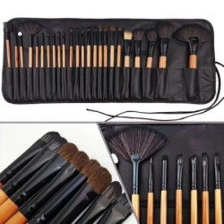 24db sminkecset készlet Beauty Tools Black Log Color Erős púder megragadó Power Professzionális sminkecset készlet