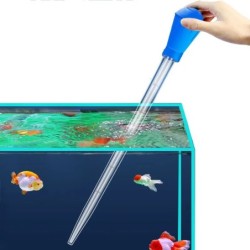 Lengthen Pipettes Akváriumi szifon akvárium porszívó Egyszerű tisztítóeszköz akváriumi vízváltóhoz 29cm 45cm 30ml 50ml