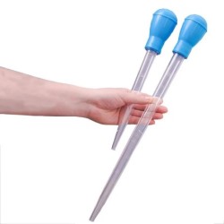 Lengthen Pipettes Akváriumi szifon akvárium porszívó Egyszerű tisztítóeszköz akváriumi vízváltóhoz 29cm 45cm 30ml 50ml