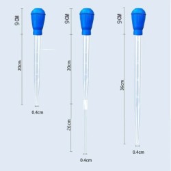 Lengthen Pipettes Akváriumi szifon akvárium porszívó Egyszerű tisztítóeszköz akváriumi vízváltóhoz 29cm 45cm 30ml 50ml