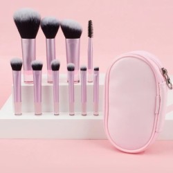 10 db Mini RT smink ecset készlet púder szemhéjpúder alapozó arcpirosító keverő korrektor Beauty sminkeszközök ecset professzion