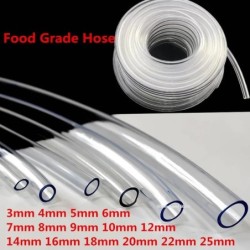 4mm 6mm 8mm10mm 12mm PVC tömlőcső átlátszó cső élelmiszer minőségű csövek 8mm gumicső tömlők akváriumi cső szivattyú tömlő