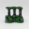 Akváriumi akvárium Square Rome Stone Pillars Resin Manual Stone Dekoráció Retro tereprendezés akváriumi akváriumhoz 1db