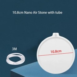 35/50/80/100 mm-es akvárium Nano Air Stone Oxigén Levegőztető Légbuborékos tószivattyú Hidroponikus oxigénellátási tartozékok