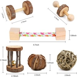 Kombinált hörcsög nyúl egér játék Hörcsög játékkészlet Háziállat nyúl tengerimalac papagáj játék Moorwood kellékek