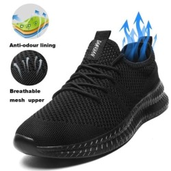 Férfi futócipők fűzős Férfi sportcipők Könnyű, kényelmes, légáteresztő sétacipők Tenis Masculino Zapatillas Hombre