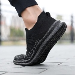 Férfi Cipők Légáteresztő Férfi Cipők Kényelmes Futócipők Tenisz Outdoor Slip On Walking Cipők Zokni Kocogó Cipők